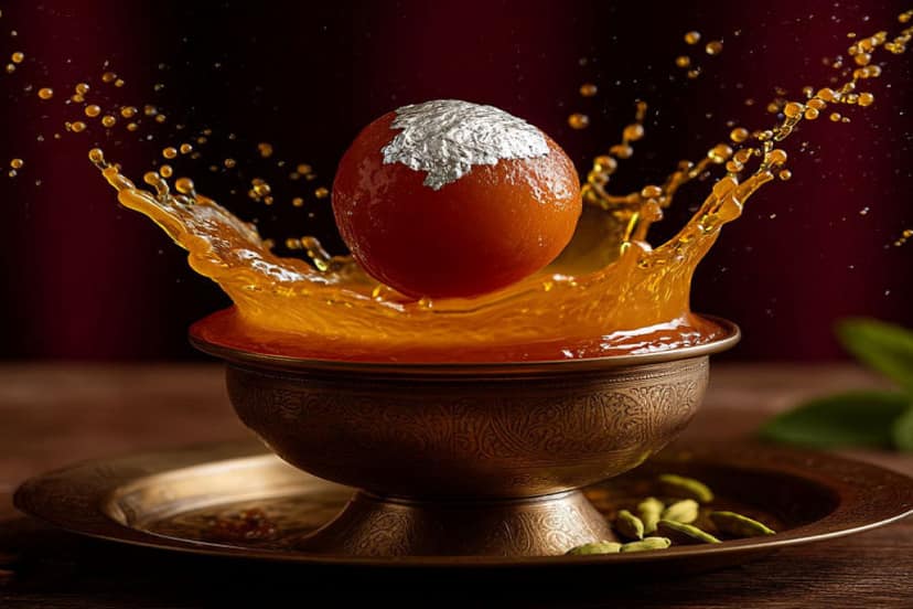 Hot Gulab Jamun
