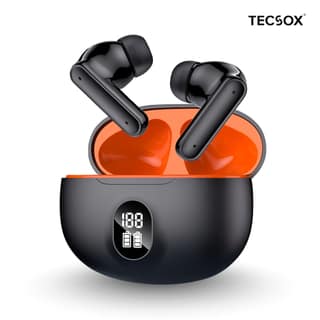 Pulse411 Bluetooth Earbuds | 30 Hours Playtime | Digital Display Pulse411 Bluetooth Earbuds | 30 Hours Playtime | Digital Display - Black