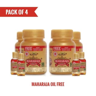 Kudos Maharaja Caps| Male Wellness Capsules | (Pack Of 4)