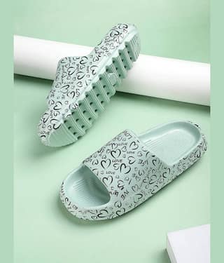 Pampy Angel Green Women's Slide Flip Flop