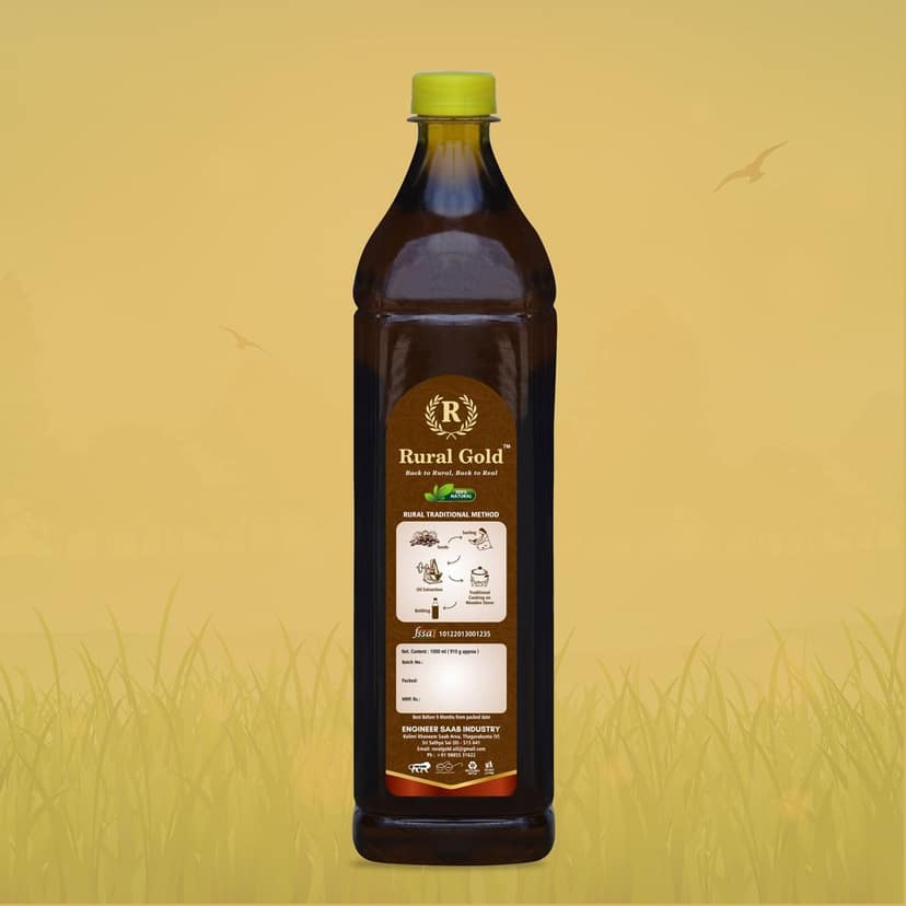 100% Pure Cold Pressed Castor Oil for Hair, Skin, and Body - 1 LTR view 2