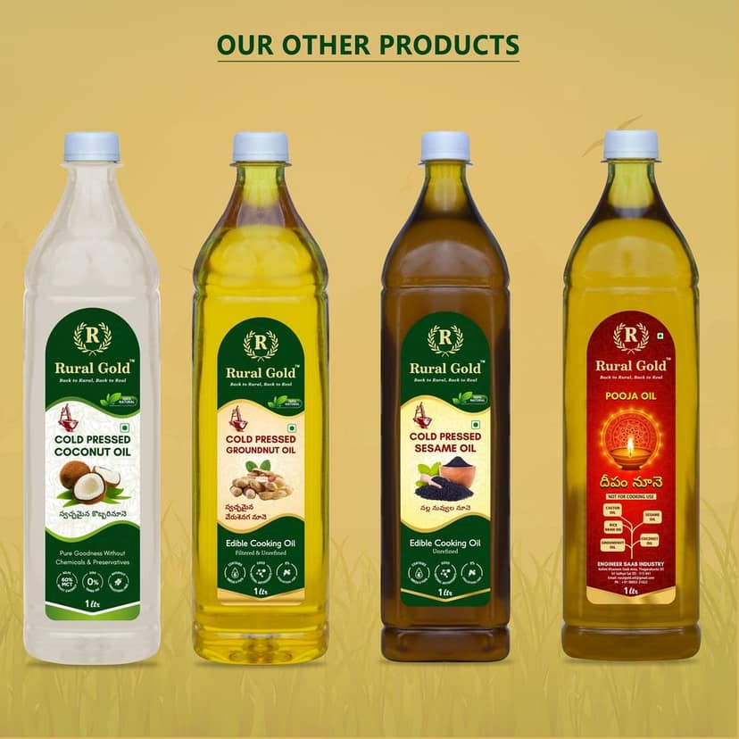100% Pure Cold Pressed Castor Oil for Hair, Skin, and Body - 1 LTR view 7