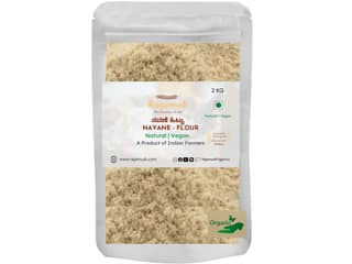 Rajamudi Organics Navane - Foxtail Millet Flour - 2 Kilogram