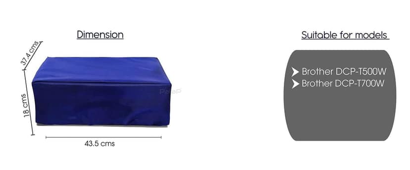 PalaP Dust Proof Printer Cover for Brother DCP-T500W view 6