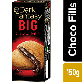 Sunfeast Dark Fantasy - Luxuria Choco Fills Biscuits - Cookies Carton, 150 gm