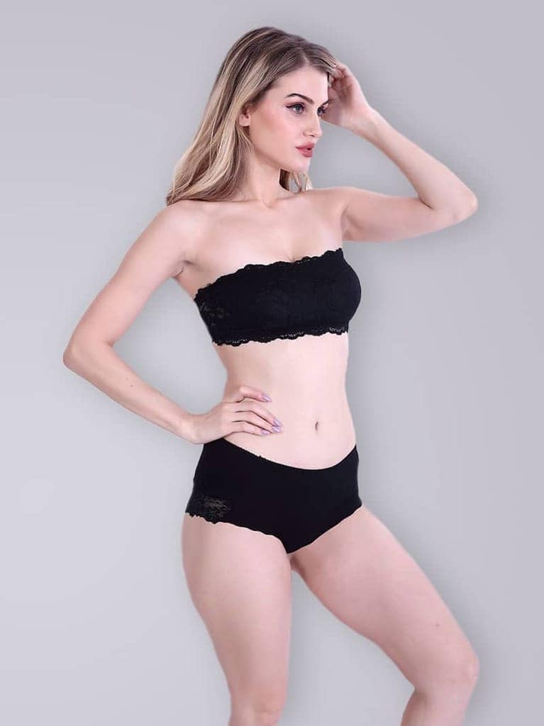 Strapless Wonder Padded Half Coverage Bra view 3