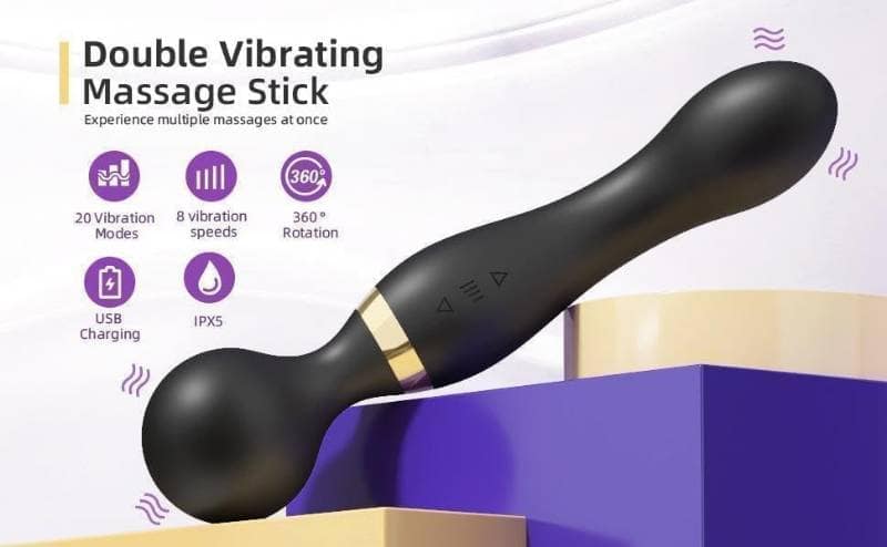 Full Body Electric Massager | 10 Vibration Speeds and Patterns | USB Rechargeable | WATERPROOF, Medical Grade Silicone