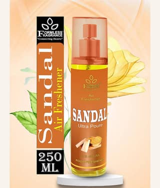 Formless Formless Sandal 250ml Room Air Freshener Deodorant Spray for Unisex 250 ml ( Pack of 1 )