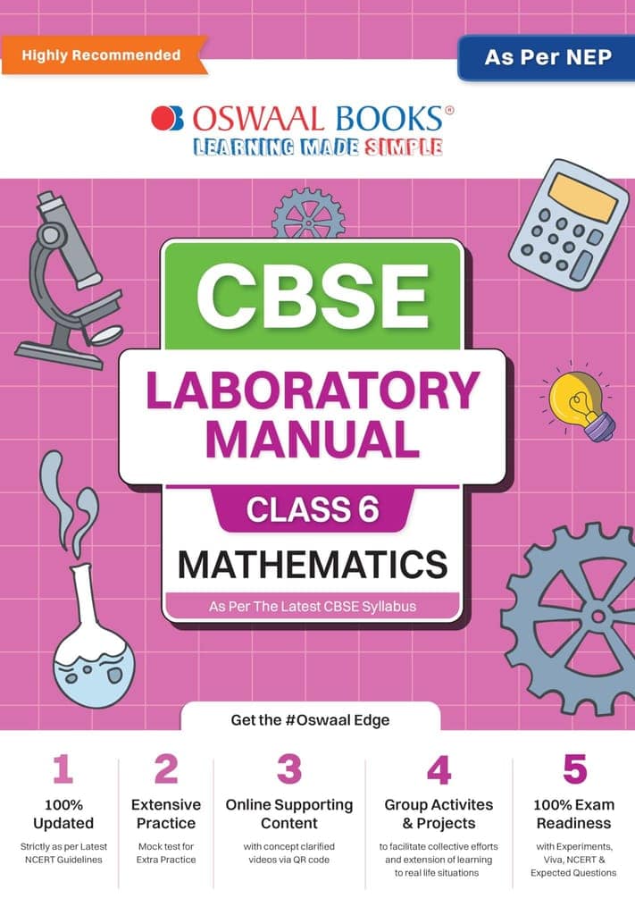 Oswaal CBSE Laboratory Manual Class 6 Mathematics Book | As Per NEP | For Latest Exam [Paperback] Oswaal Editorial Board