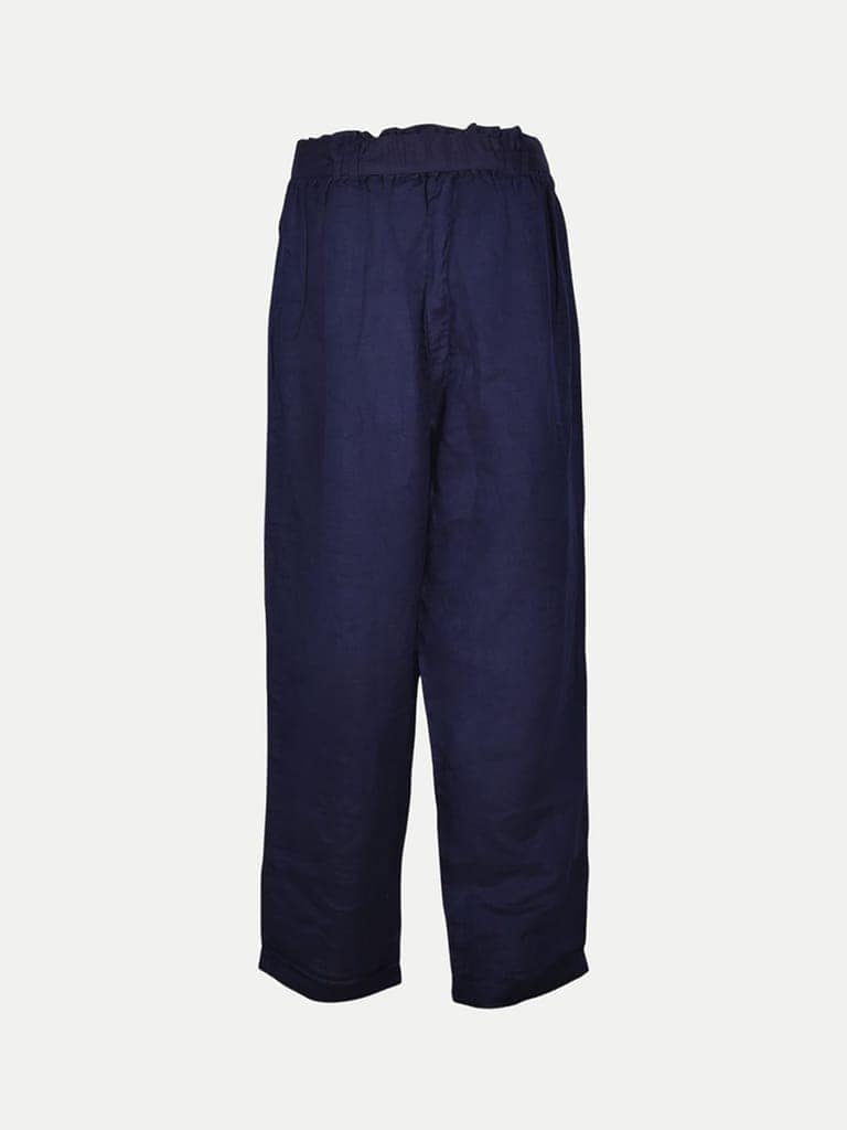 Women Dark Blue Plazzo Pants view 4
