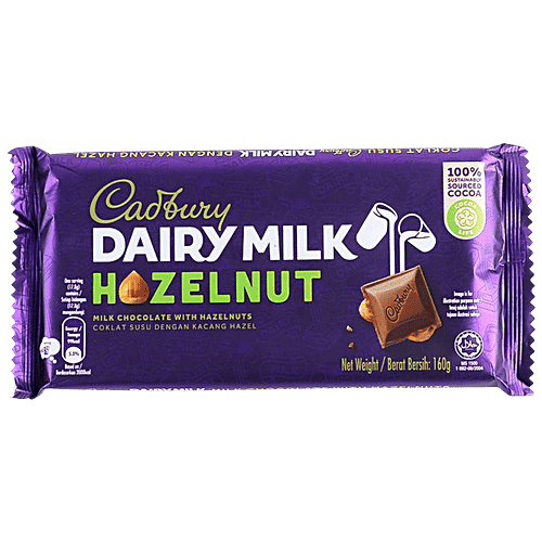 Cadbury Dairy Milk Chocolate - Hazelnut, 165 g