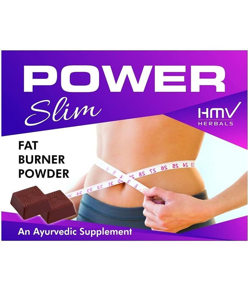 Hmv Herbals Power Slim Fat Burner Herbal Choco Powder 400 Gm Pack of 4 view 2