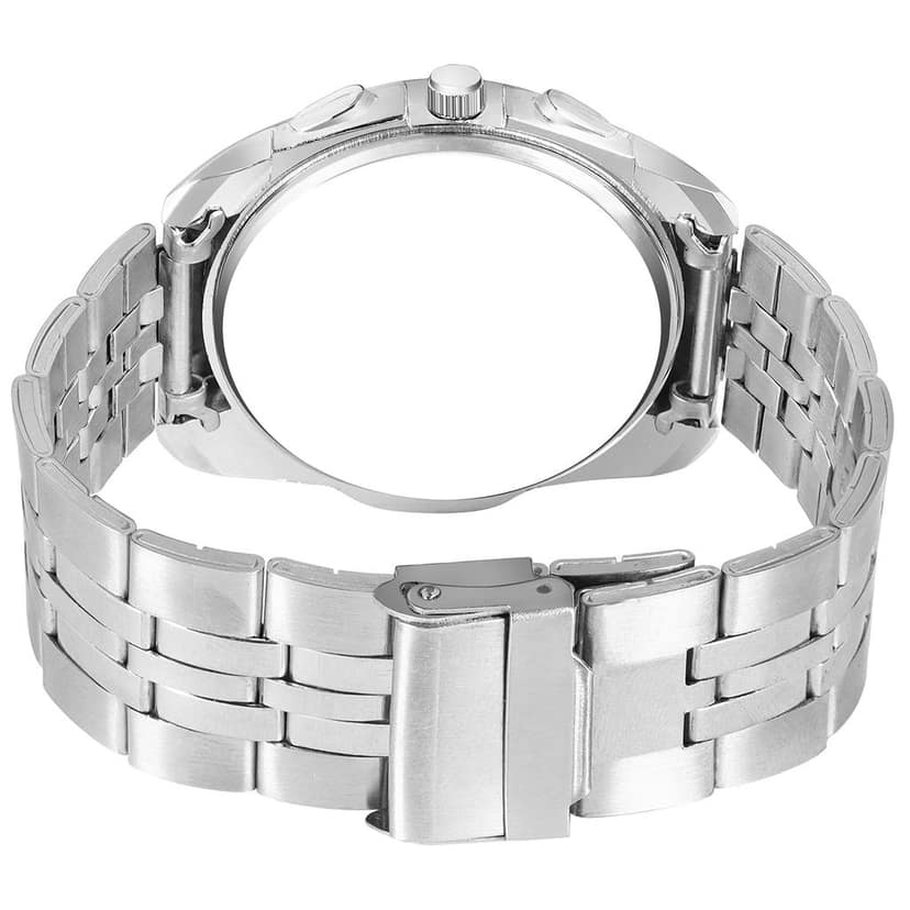 Blue 3D Roman Stainless Steel Analog Watch for Men LR126 view 3