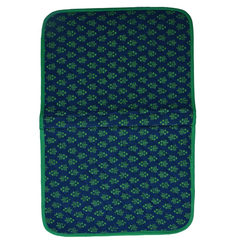 Tribes India Handcrafted Cotton and Sponge Green File Folder view 3