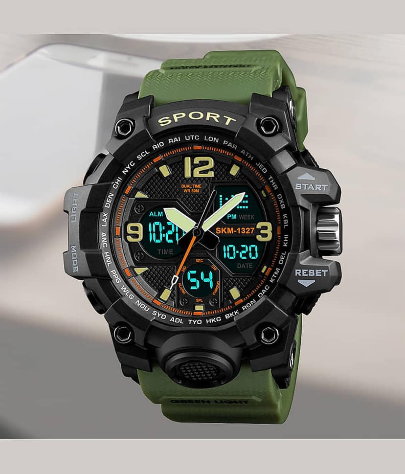 Harbor Green Silicon Analog-Digital Men's Watch