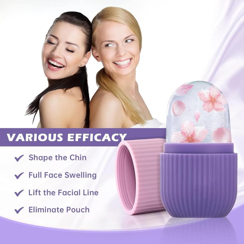 DEALZONE Reusable Silicone Ice Face Roller & Aroma Deodorant view 2