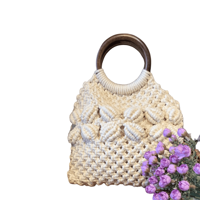 Nirjhari Crafts Handmade Macramé Purse (Pack of 1) view 2