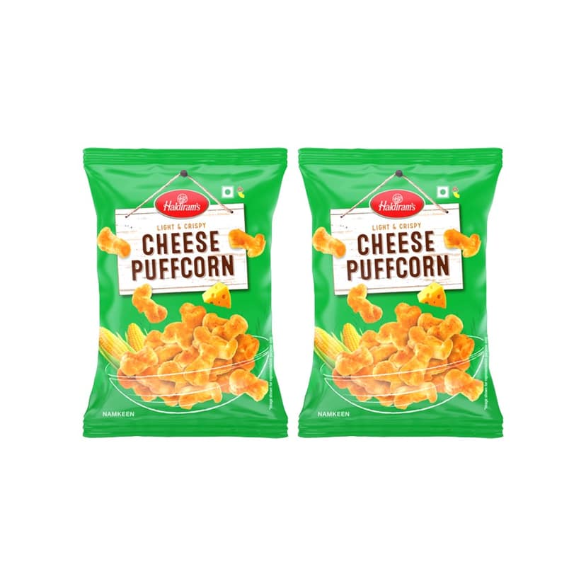 Haldiram's Cheese Puffcorn Puffs - Pack of 2 view 2