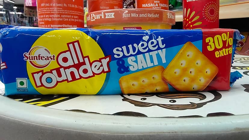 Sunfeast all rounder sweet & salty biscuits