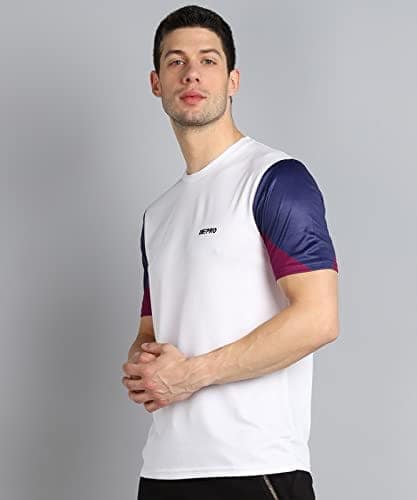 Bepro Men's Round Neck Printed Half Sleeve T-Shirt view 4