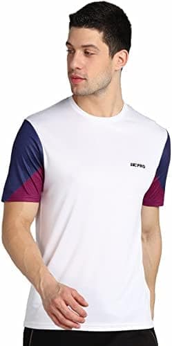 Bepro Men's Round Neck Printed Half Sleeve T-Shirt view 5