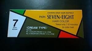 Paon Seven-Eight Hair Color 7 Natural Black - Rich, Long-Lasting, Ammonia-Free Hair Dye view 3