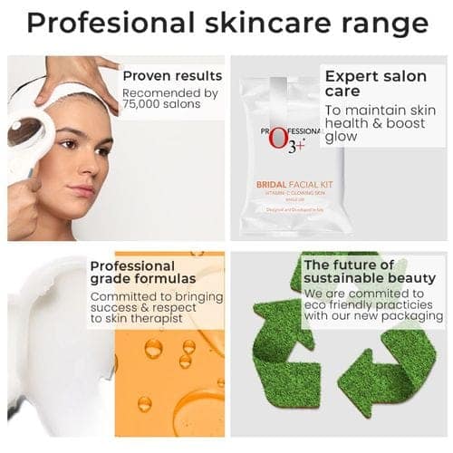 O3+ Bridal Facial Kit Vitamin C Glowing Skin (67gm+69ml) view 3