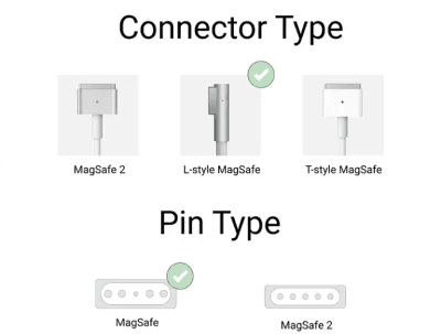 Apple Laptop Charger/Adapter 60W Magsafe 1, (L Pin) A1278, MacBook Pro 33.02 cm ( 13-inch ) 2009, MacBook Pro 13-inch, Mid 2010-Compatible view 3