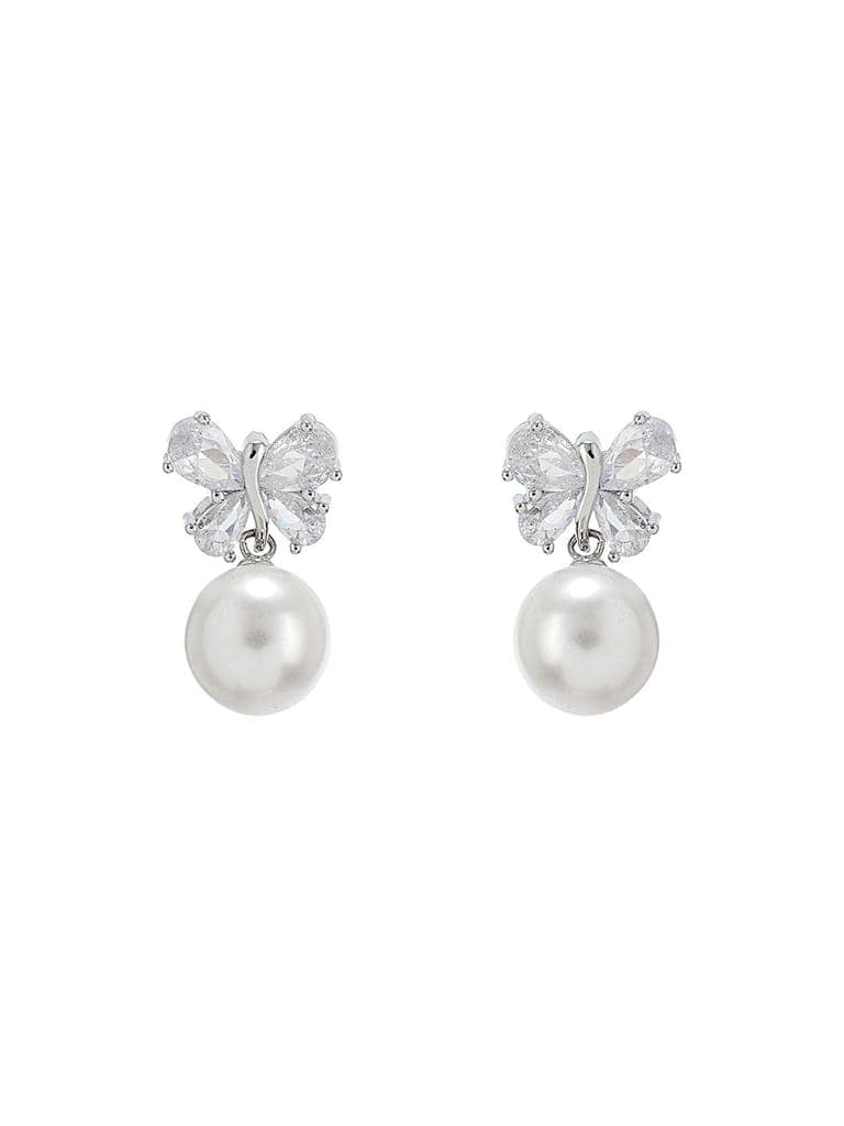 Elegant Pearl & Butterfly Pendant with Matching Earrings view 8