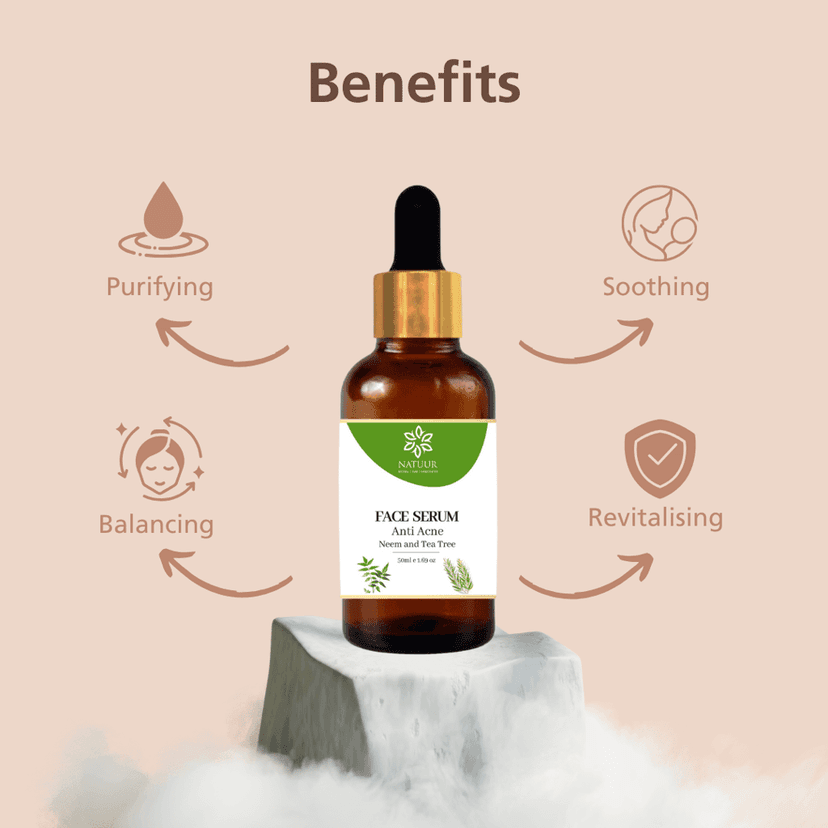 NATUUR - Anti Acne Face Serum - 50ml | Controls Oil Production | Reduces Inflammation & Prevents Breakouts | For Clear & Healthy-Looking Skin view 5