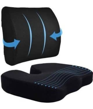 ZAXTY Back Support Coccyx Cushion ( Free Size - Size )