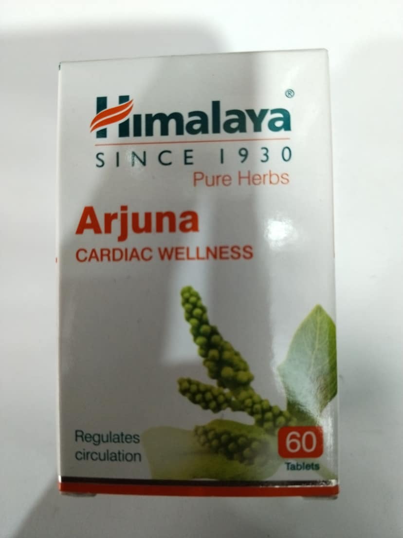 Himalaya Pure herbs Arjuna Cardiac wellness Regulates Circulation 60 Tablets