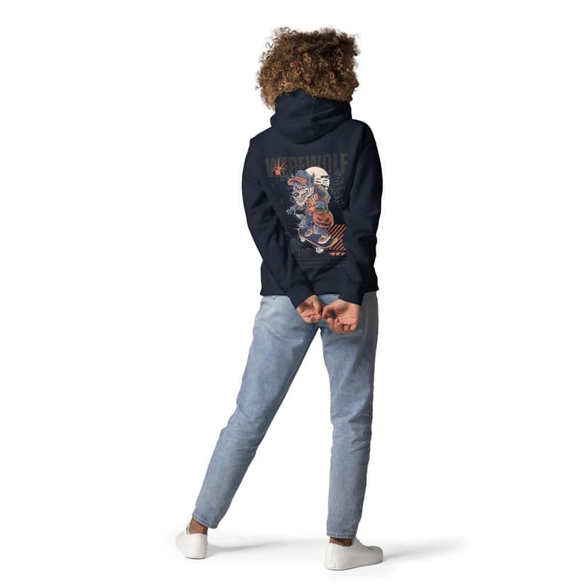 Clothikoo Premium Hoodie Wolf Printed Edition view 5