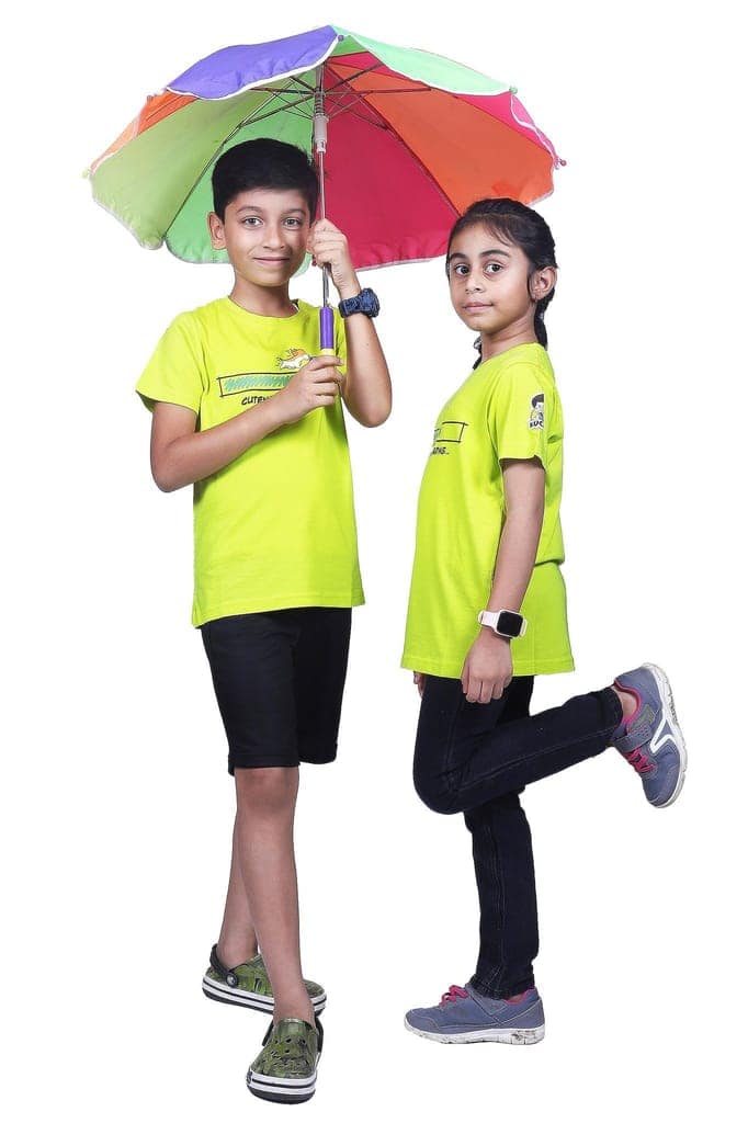 KUCHU Unisex T-Shirt | Cuteness Loading Print | 10–11 Years | Cotton Modal Fabric | Soft Feel | Breathable | Digitally Printed | Vibrant Colour Yellow view 4