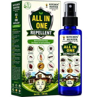 Kitchen Hunter All-In-One Insect Repellent Spray - 100ml | Multi-Insect Protection for Home & Kitchen | Easy-to-Use Household Spray