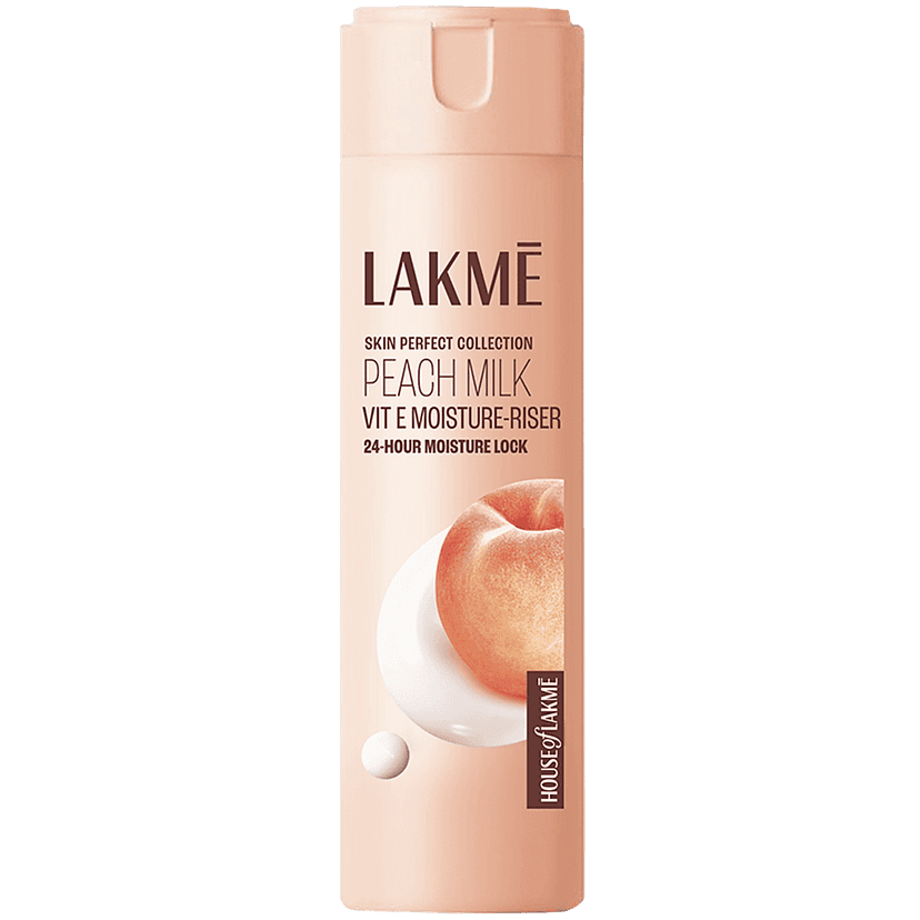 Lakme Moisturiser - All Skin Types, Peach Milk, 200 Ml Bottle view 2