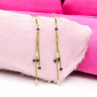 Sri Jagdamba Pearls Elinor Pearl Earrings For Women Girls