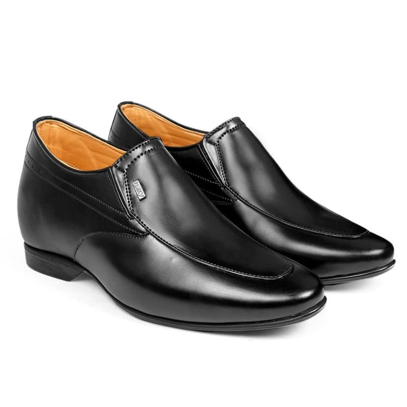 BXXY Men's 9 cm (3.5 Inch) Hidden Height Increasing Faux Leather Material Slip-on Formal Dress Shoes view 9