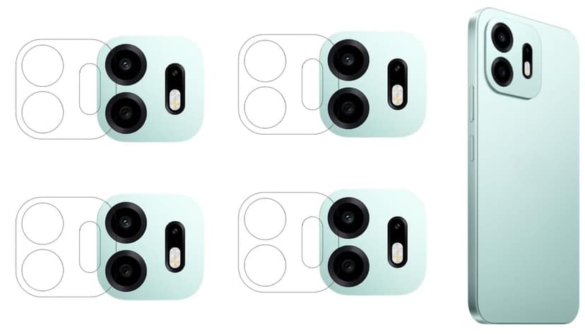 ISAAK Back Camera Lens Protector compatible for OnePlus N6 (Pack of 4) view 2