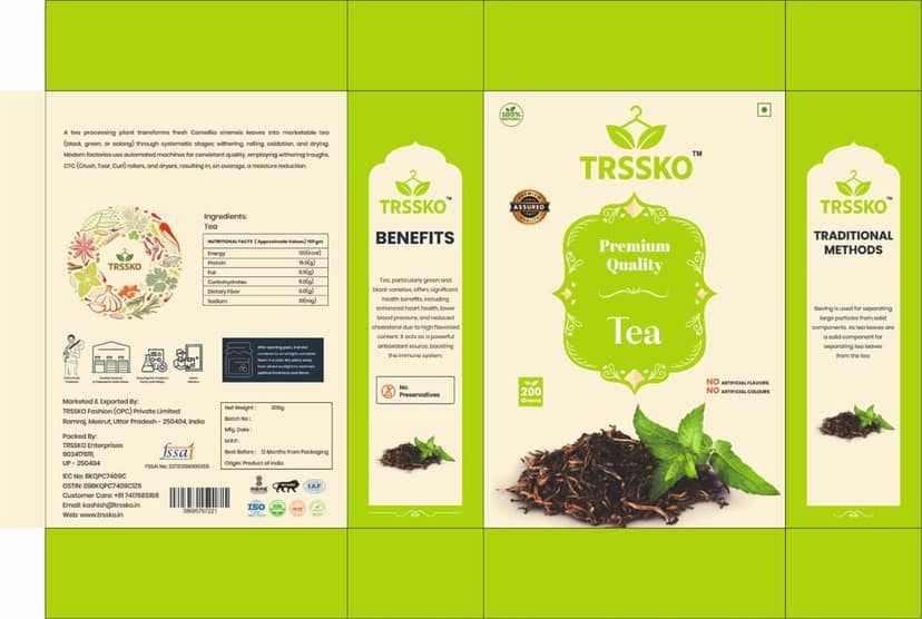 TRSSKO Premium Wellness Tea – Steeped in Purity view 2