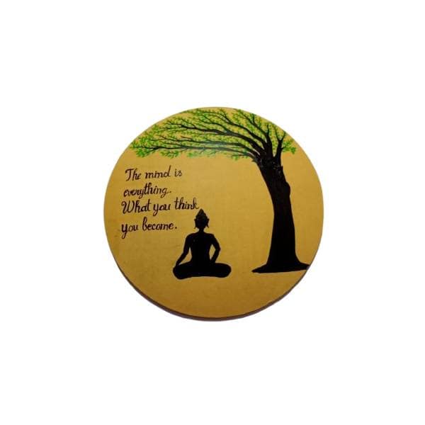 Decorative Buddha Illustration Design Logo