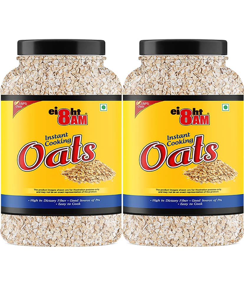 8AM Oats 1.1 kg Pack of 2