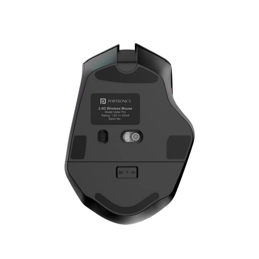 Portronics Vader Pro Wireless Gaming Controller with Dual Vibration & Turbo Mode - Black view 4
