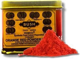 BUSH ORANGE RED COLOR