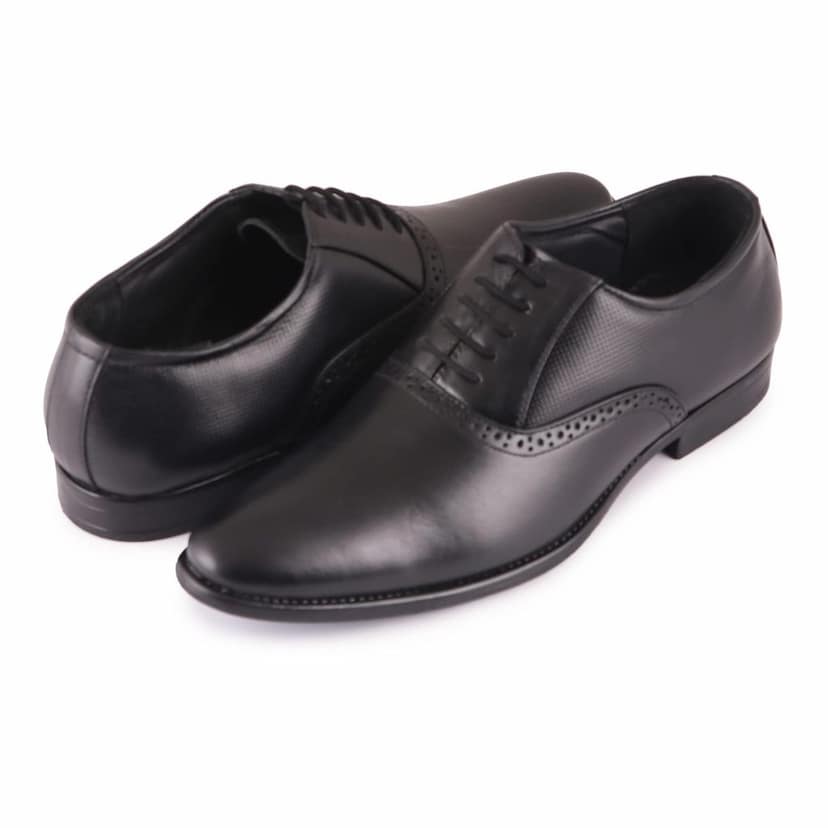 FEATHER LEATHER Genuine Leather Shoe for Men's & Boys - Comfortable & Stylish Shoes - Suitable for Formals, Office Wear, Dress Up Shoes view 6