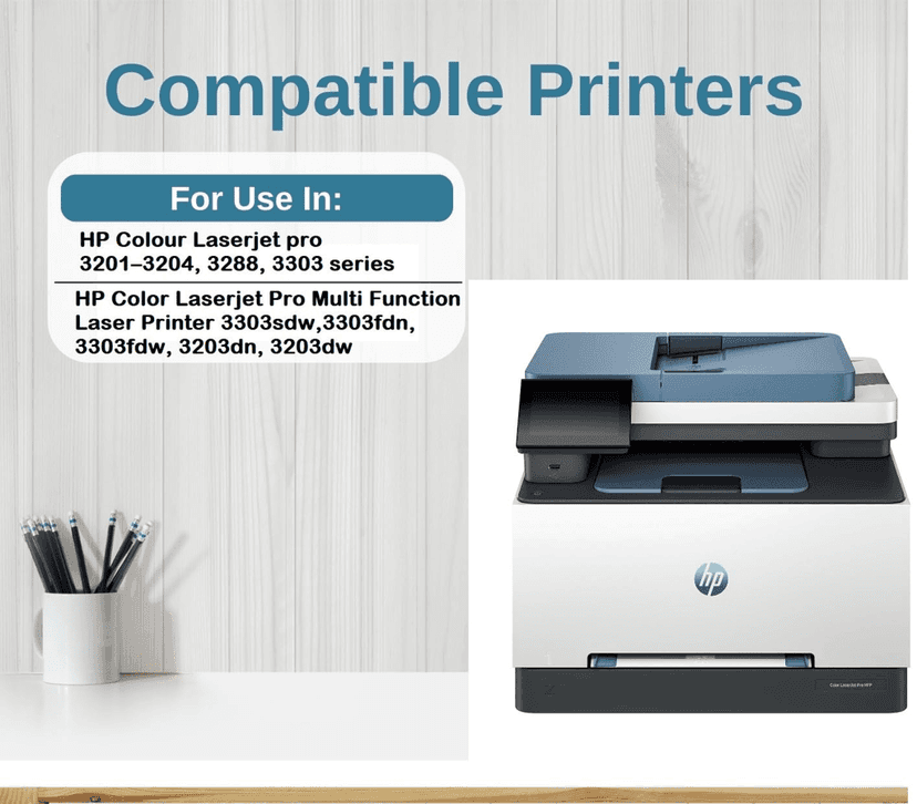 HP 222 Original Cyan Toner Cartridge (W2221A) for HP Color LaserJet Pro 3203dn, 3203dw, MFP 3303fdn, 3303fdw view 3