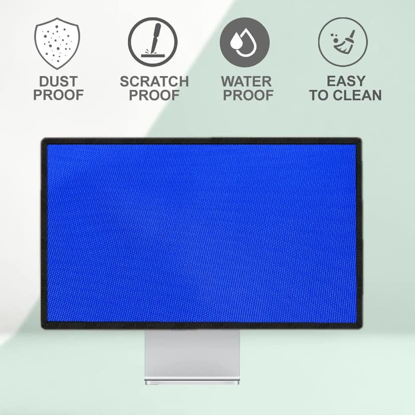 PalaP Super Premium Dust Proof Monitor Cover for Apple iMac 24 inches Monitor (Bright Blue) view 6