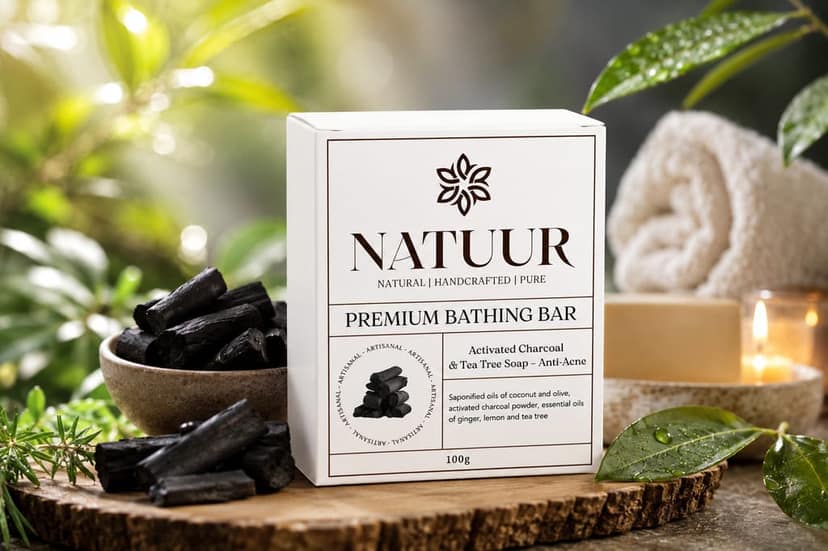 NIGHT SKY DAILY Tea Tree, Ginger and Lime Premium Bathing Bar Clean. Clear. Fresh view 3