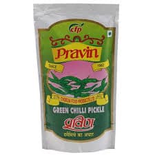 PRAVIN GREEN CHILLI 350GM BOTTLE