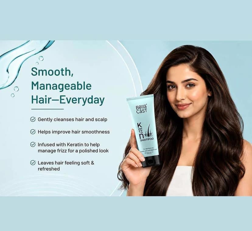 Bella cast natural kairitin shampoo view 4